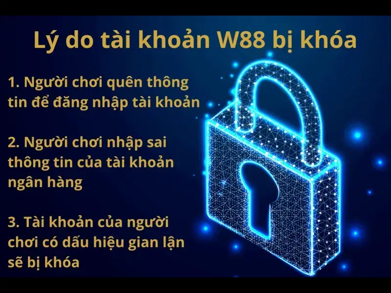 Quy trình liên hệ và cung cấp thông tin để mở khoá tài khoản W88